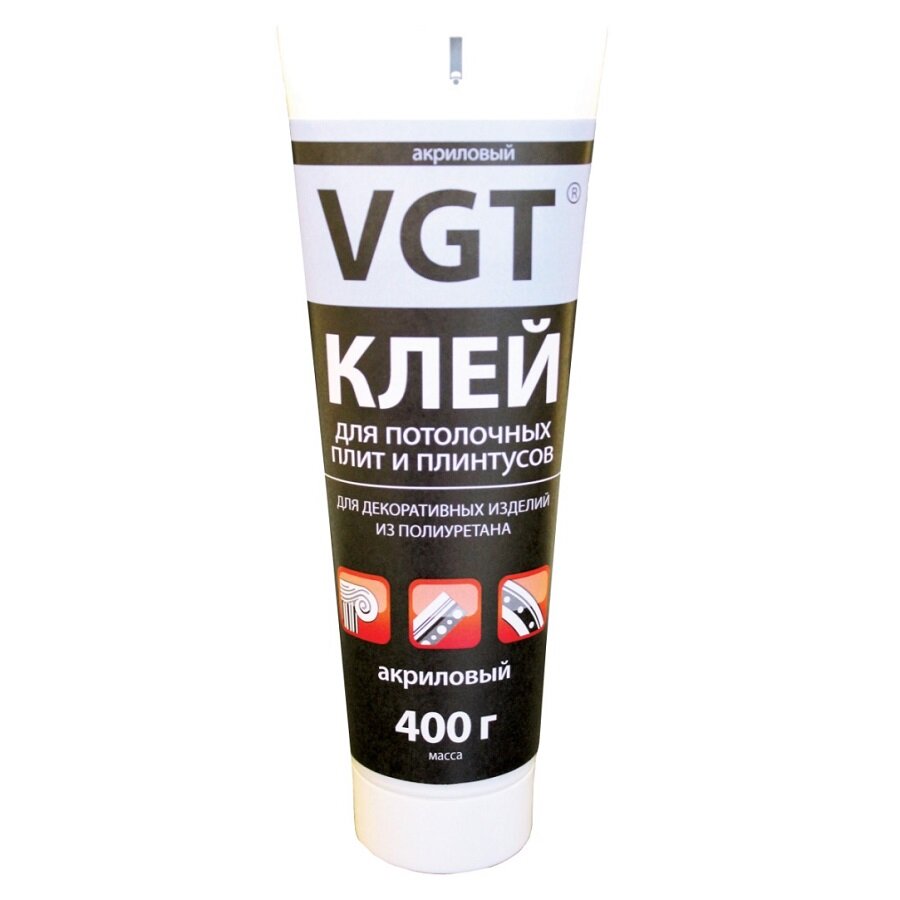 Клей акриловый для потолочных покрытий VGT туба (04кг)