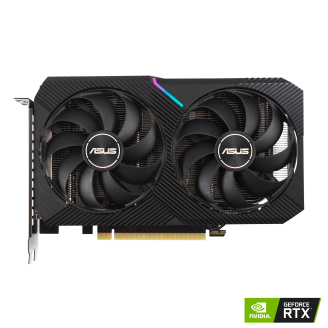 Видеокарта RTX3050 8GB ASUS DUAL-RTX3050-O8G HDMI DP*3 8G D6; 90YV0HH0-M0NA00