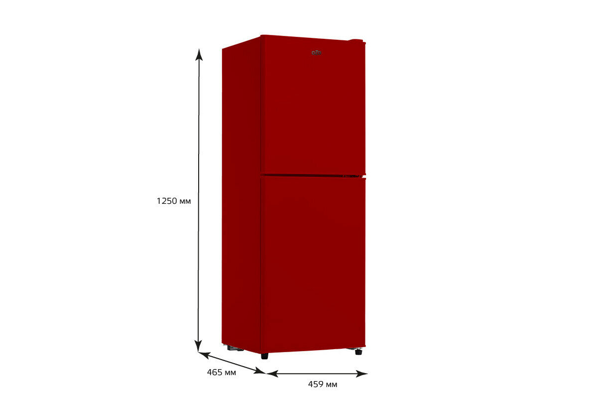 Холодильник Olto RF-160C Красный - фотография № 7