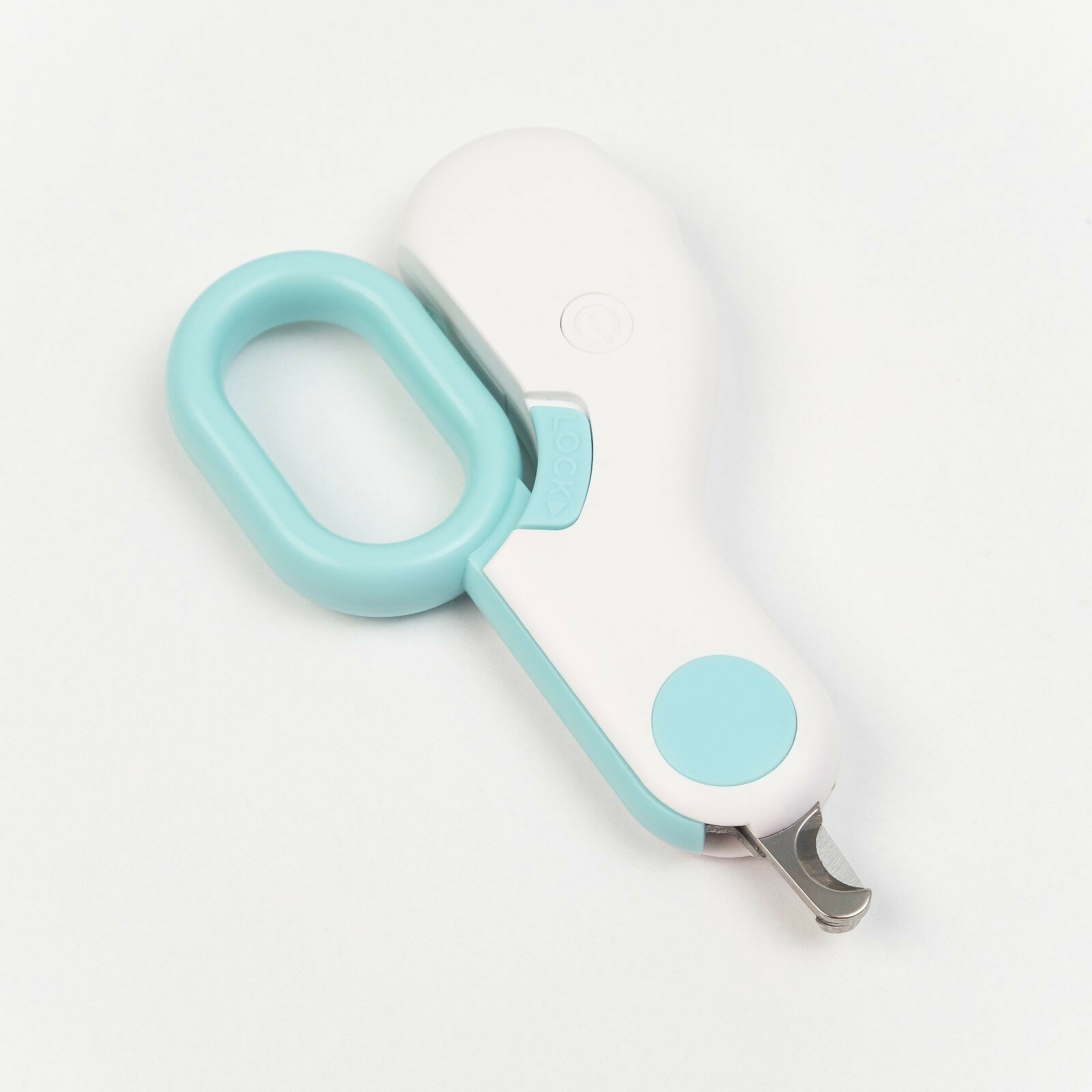 Когтерез - ножницы для животных с LED фонарём, голубой - фотография № 3