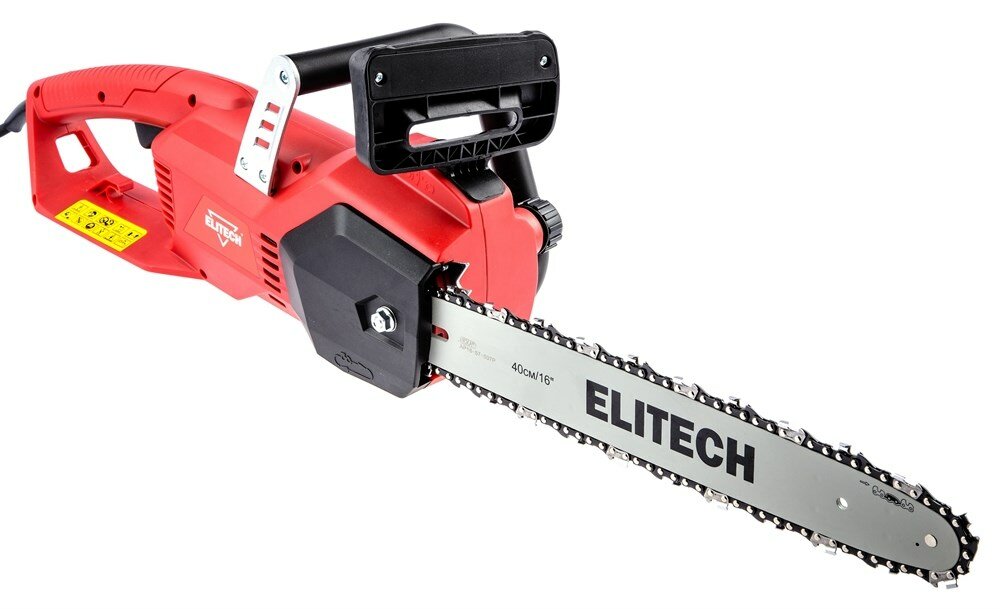 Пила цепная электрическая Elitech ЭП 2200/16 - фотография № 1