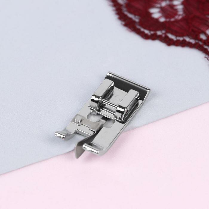 Арт Узор Лапка для швейных машин, для обмётывания, оверлочная, "Зигзаг", 5 мм