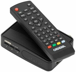 Ресивер DVB-T2 Cadena CDT-1791SB, черный