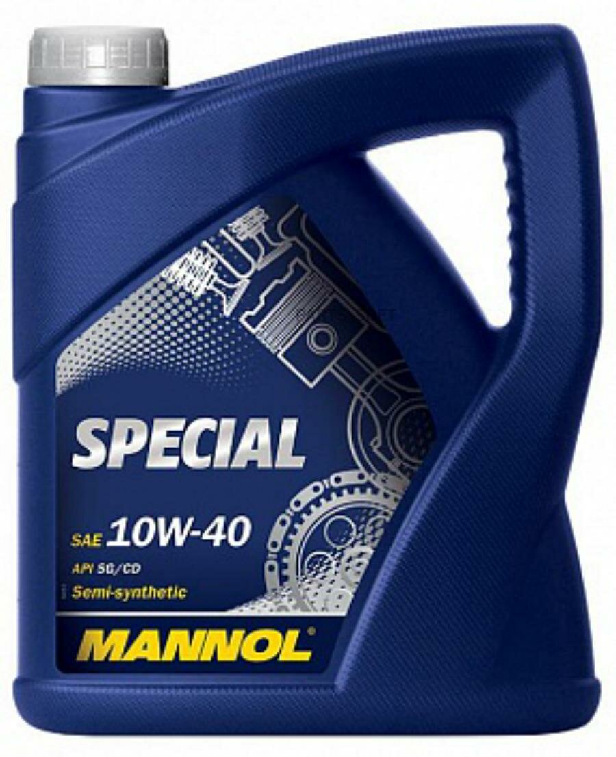 Моторное масло Mannol Special 10W40, 4л, полусинтетическое - фото №1