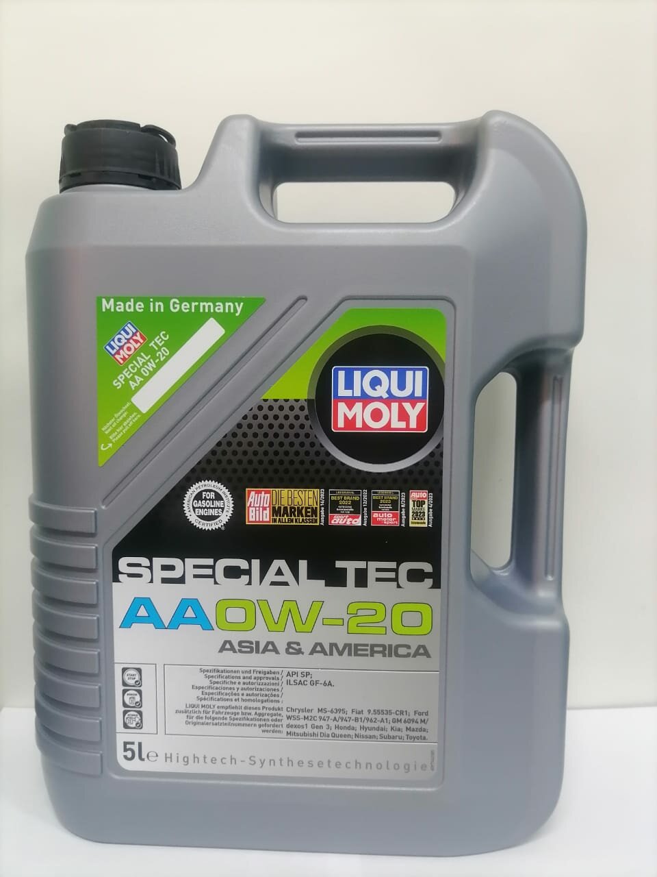 Моторное масло Liqui Moly Special Tec AA 0W-20, 5л, артикул 6739