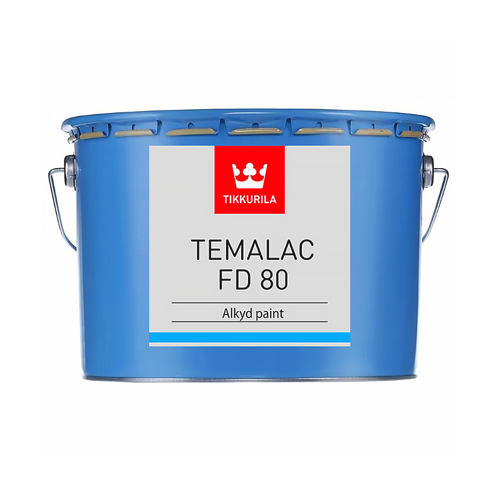 Краска алкидная Tikkurila Temalac FD 80 (Темалак ФД 80) TCL, глянцевая, 2,7 л