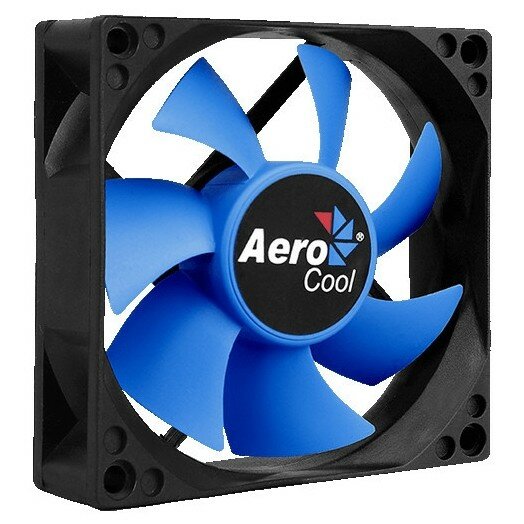 AeroCool Вентилятор для корпуса Motion 8 Plus 80x80mm 3-pin+4-pin Molex 25dB 90gr Ret 4710700950784