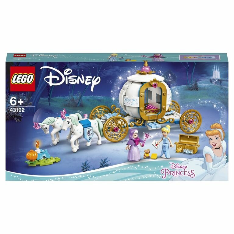 LEGO Disney Princess Конструктор Королевская карета Золушки, 43192