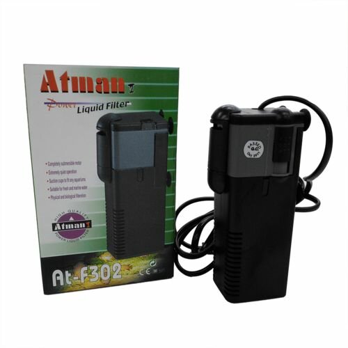 Atman Фильтр внутренний Atman AT-F302 для аквариумов до 60 л, 450 л/ч, 6,5 Вт