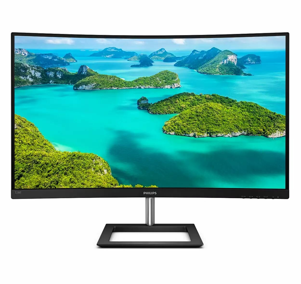 Монитор LCD PHILIPS 31.5" 328E1CA/00 черный VA Curved 3840x2160 4ms 178/178 250cd 2500:1 2xHDMI2.0 DisplayPort1.2 MM