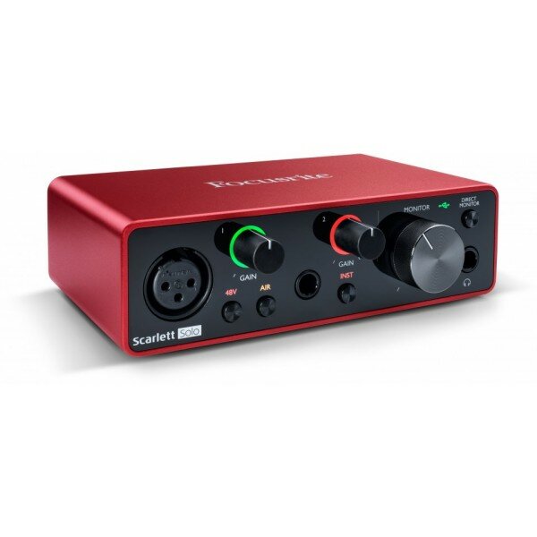 Звуковая карта Focusrite Scarlett Solo 3rd Gen для USB