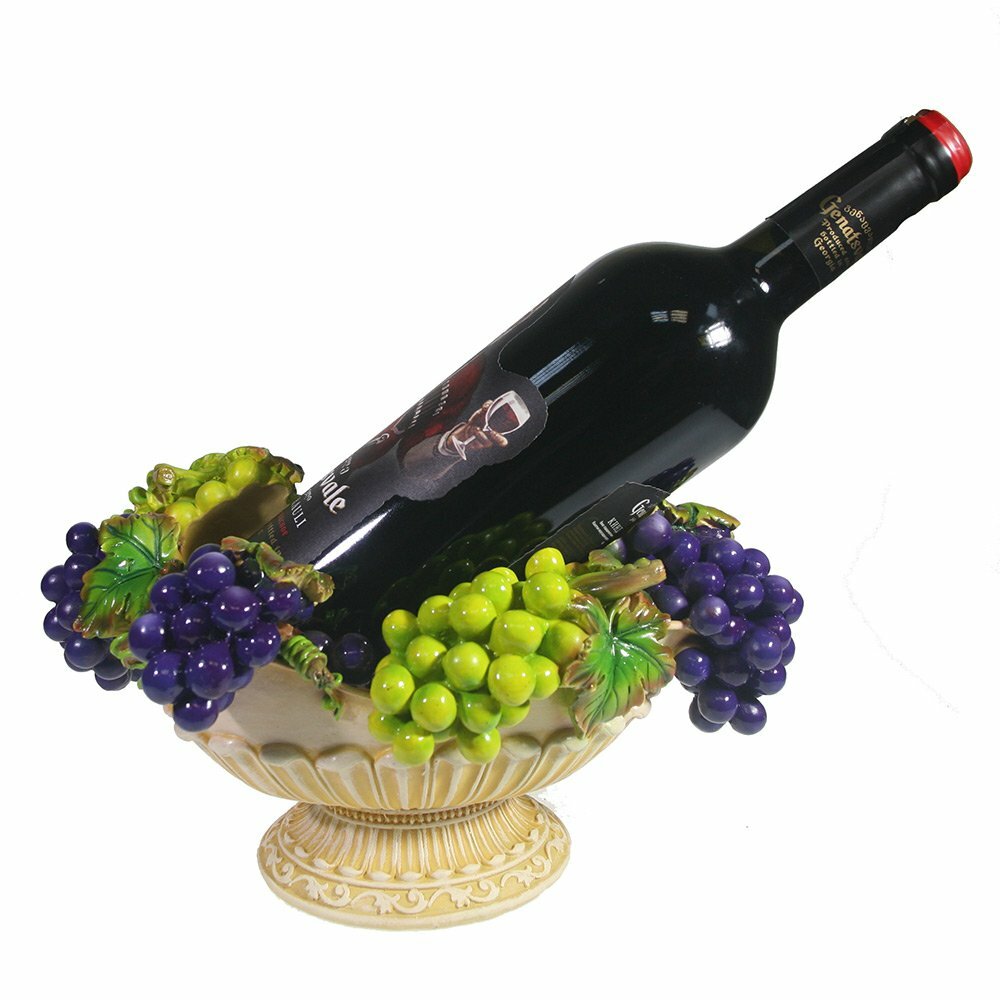 Подставка под бутылку Ваза с виноградом (акрил), 27*18.5*14 см KSMR-713453/I048