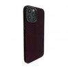 Чехол K-Doo Kevlar Case для iPhone 12/12 Pro красно-чёрный карбон - изображение