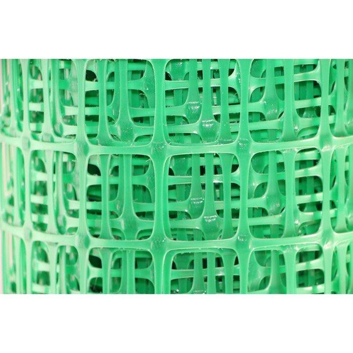 Сетка садовая, 1 × 20 м, ячейка квадрат 4,5 × 4,5 см, зелёная - фотография № 2