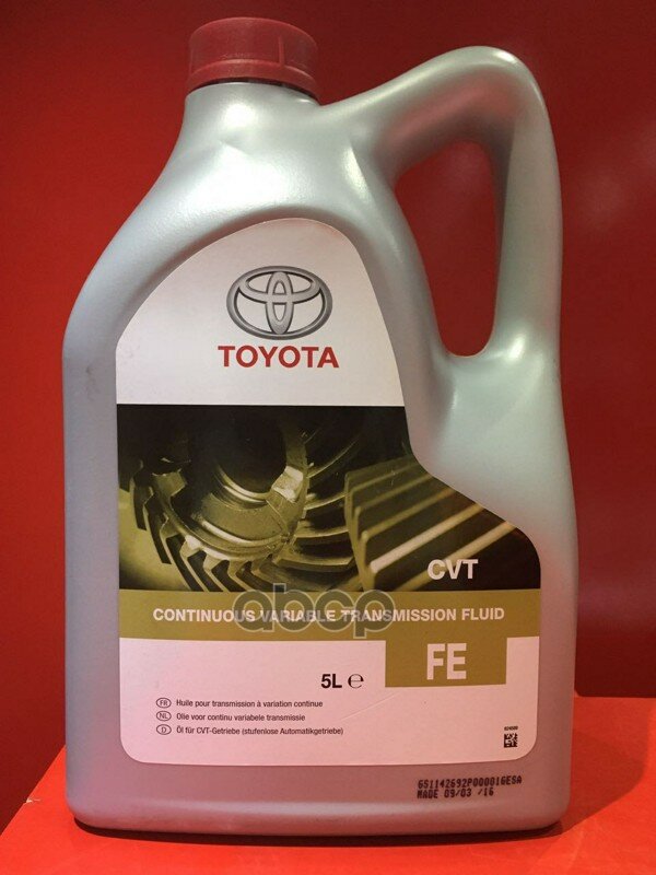 0888681390_жидкость Гидравлическая Для Кпп В Вариатор (5l) Usa! Cvt Fe Toyota TOYOTA арт. 0888681390