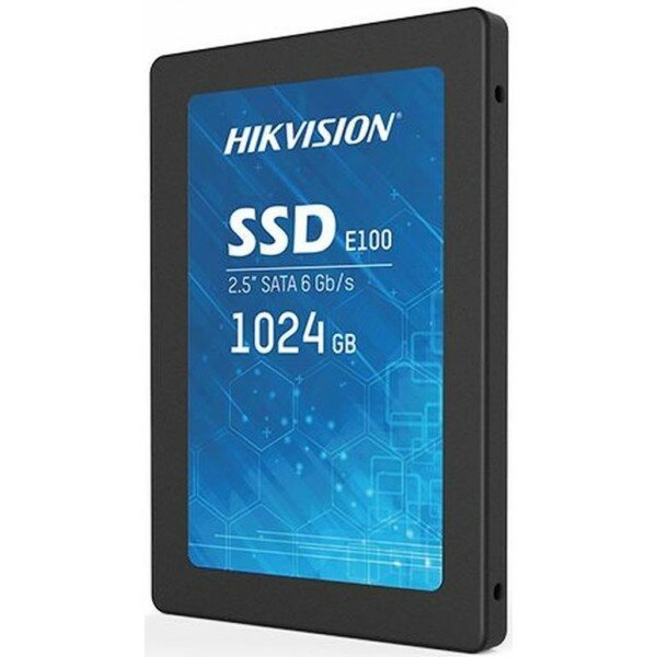 Накопитель SSD 2.5 HIKVision 1.0TB E100 Series (HS-SSD-E100/1024G) (SATA3, up to 560/500MBs, 3D TLC, 480TBW)