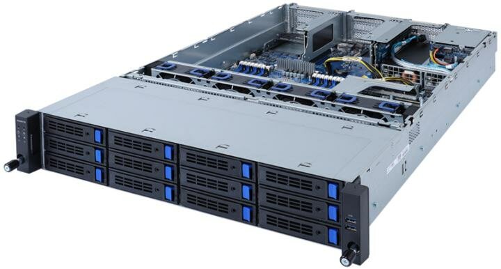 Сервер в корпусе высотой 2U Никс gS9600a/pro2U S930A2Ea EPYC 7302/64 ГБ/1 x 4 Тб HDD/Aspeed AST2500