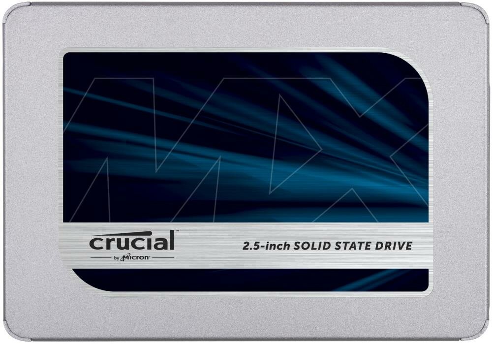 2.5" 2TB Crucial MX500 Client SSD CT2000MX500SSD1 SATA 6Gb/s, 560/510, IOPS 95/90K, MTBF 1.8M, 3D TLC, 700TBW, 7mm (with 9.5mm