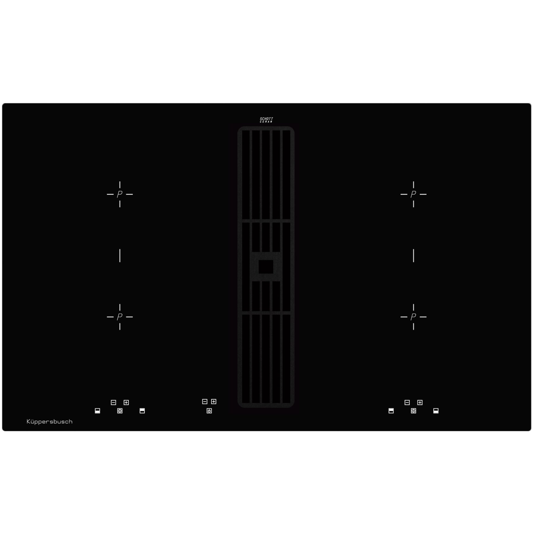 Индукционная варочная панель с вытяжкой Kuppersbusch KMI 8500.0 SR