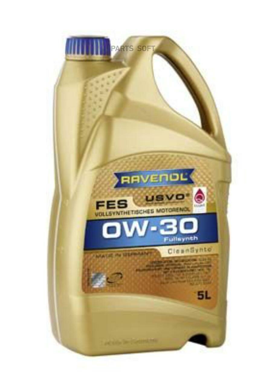 RAVENOL 111114600501999 Моторное масло FES SAE 0W-30 (5л) new