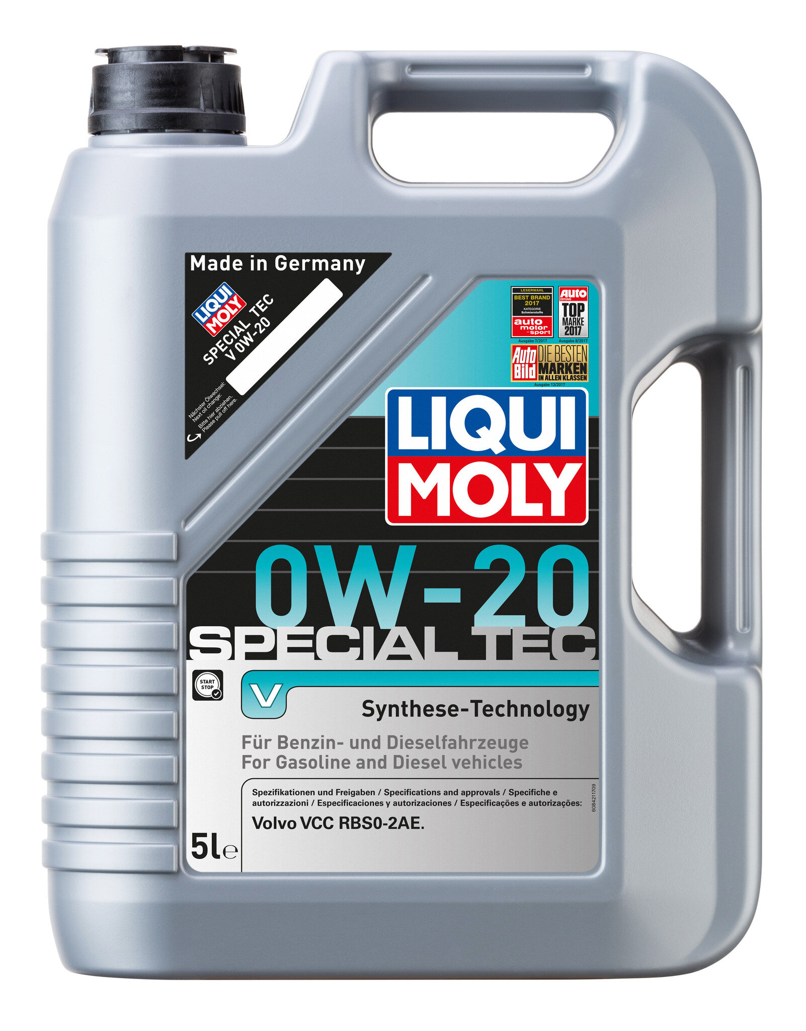 HC-синтетическое моторное масло LIQUI MOLY Special Tec V 0W-20