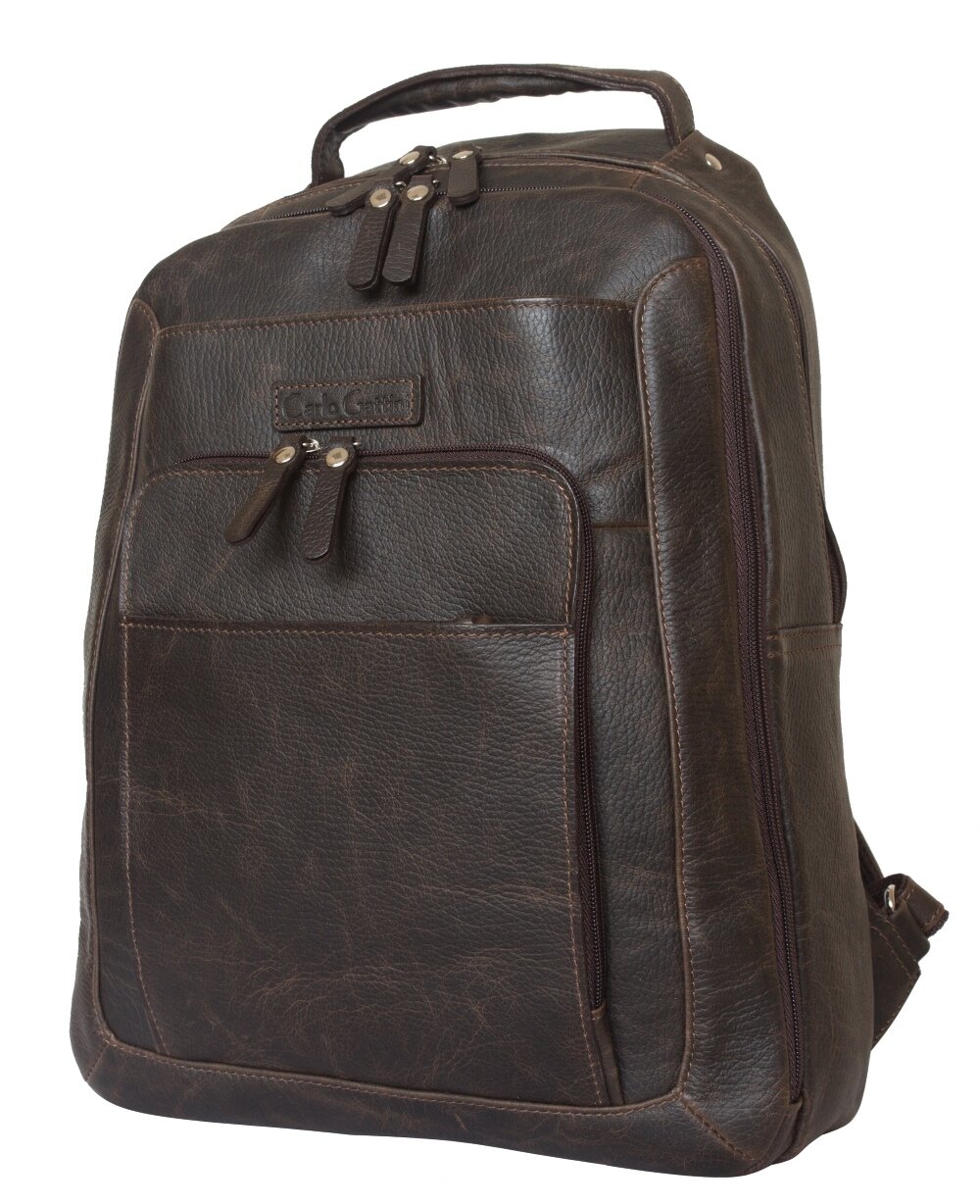 Рюкзак из коричневой кожи Carlo Gattini 3034-04