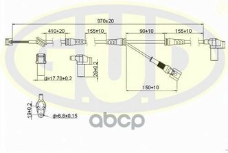 Датчик Abs Передн Audi A4 G.U.D арт. GABS01037