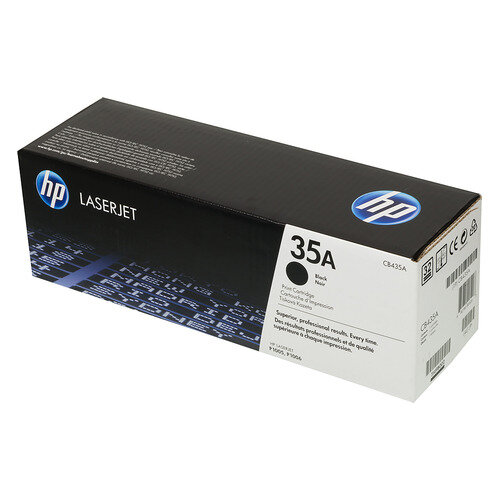 Картридж HP 35A, черный / CB435A