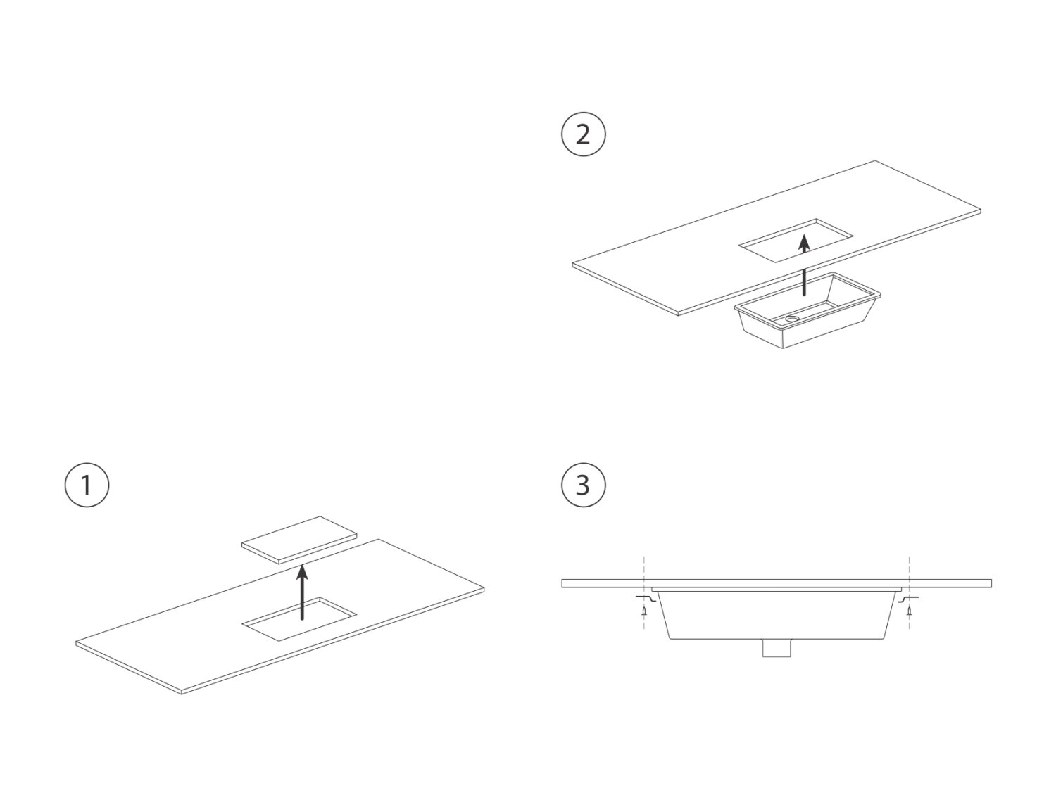 Раковина Artceram Washbasins Gea, 530х345, без отверстий, встраиваемая снизу, белый GEL001 01 00 - фотография № 4