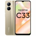 Смартфон Realme C33 128Gb 4Gb золотой моноблок 3G 4G 6.5