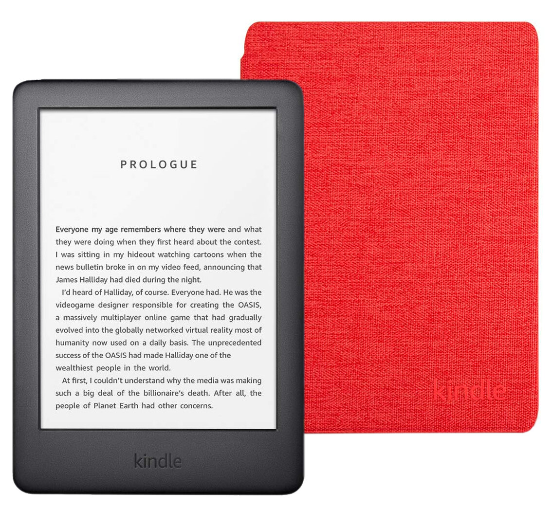 Электронная книга Amazon Kindle 10 8Gb SO Black с оригинальной обложкой Punch Red