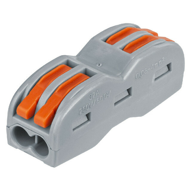 фото Клемма проходная navigator ntc-r 4х2,5кв.мм 5шт проходные серый