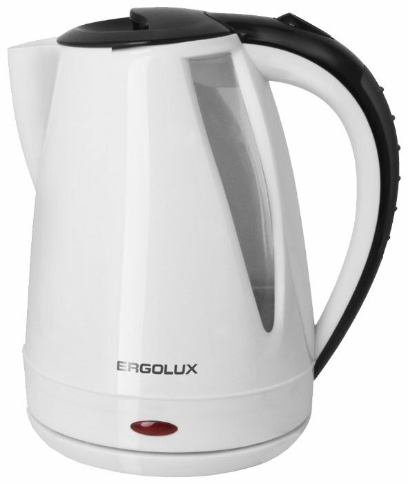 Чайник Ergolux ELX-KP02-C32, белый/черный