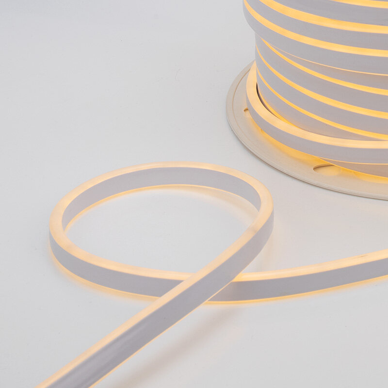 Гибкий неон LED SMD 8х16 мм, теплый белый, 120 LED/м, бухта 100 м Neon-Night - фото №2