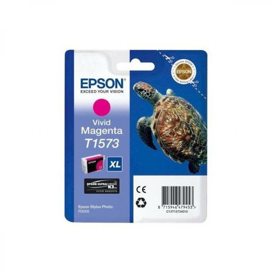 Картридж Epson T1573 (C13T15734010) для Epson St Ph R3000, пурпурный