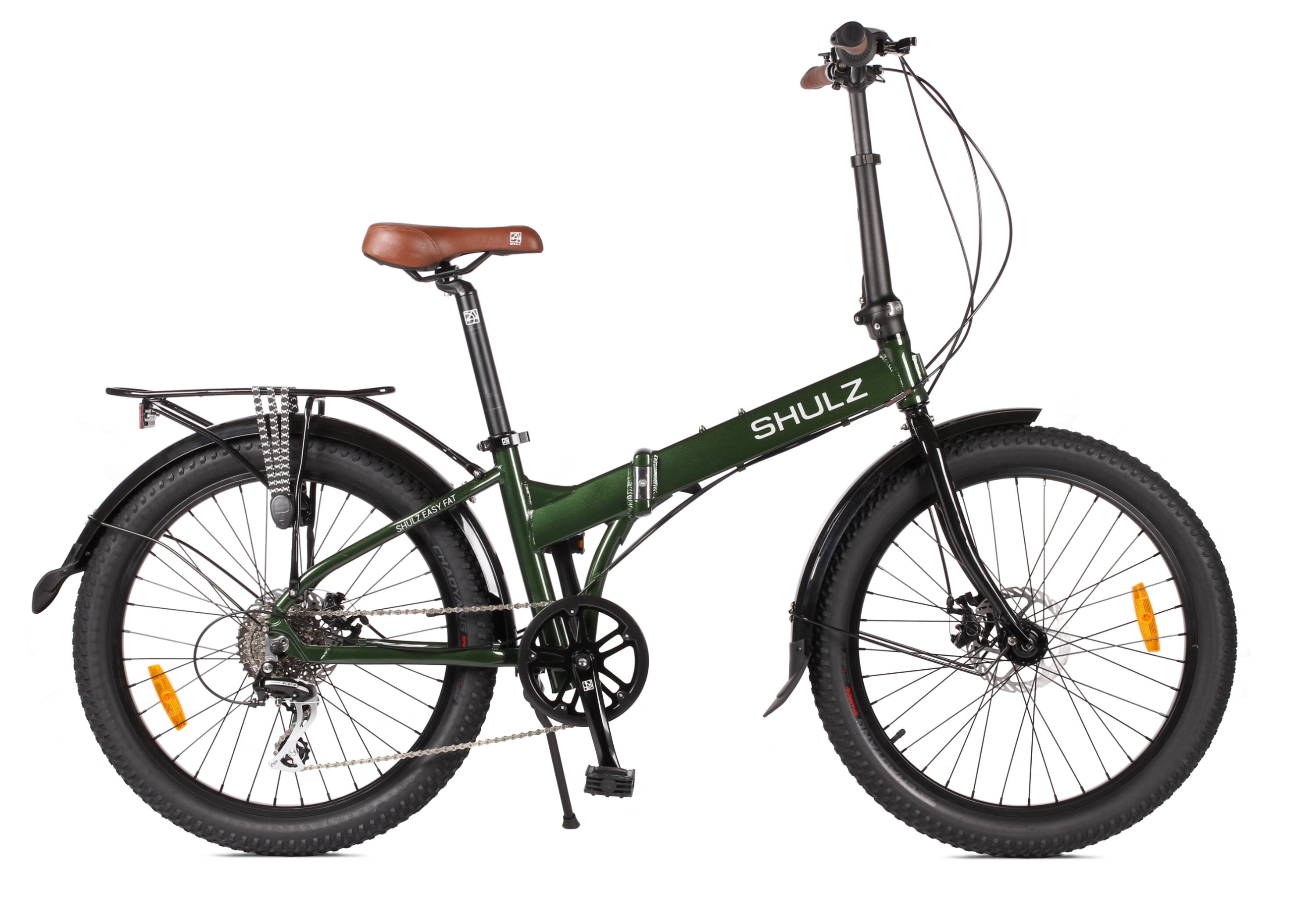 Складной велосипед Shulz Easy Fat темно-зеленый