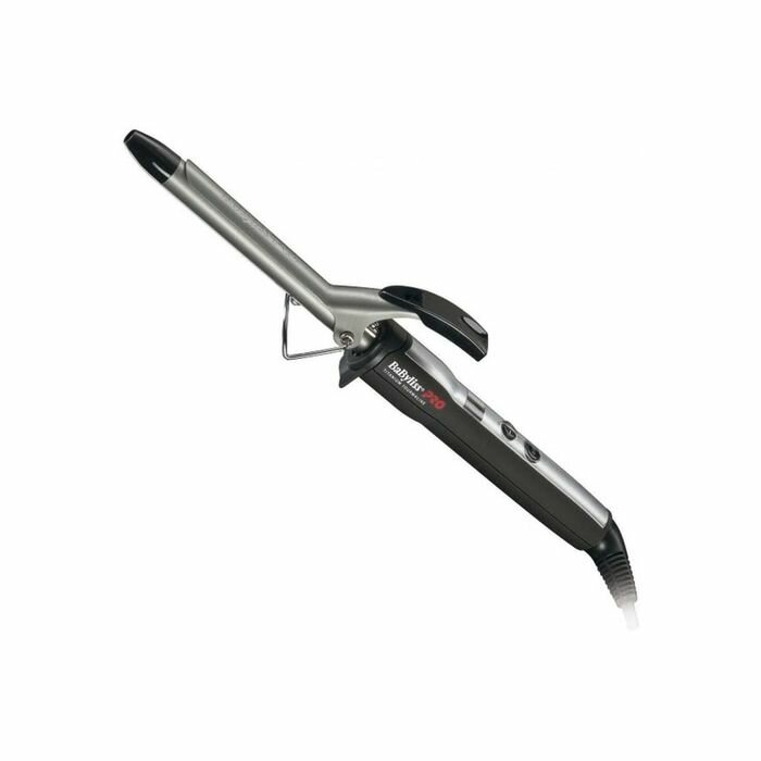 Плойка BaByliss (BAB2271TTE), 40 Вт, титаново-турмалиновое покрытие, d=16 мм, 200°С, чёрная - фотография № 1