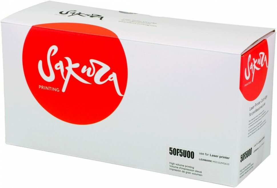 Картридж SAKURA 50F5U00 для Lexmark MS410/510/610, черный, 20 000 к.