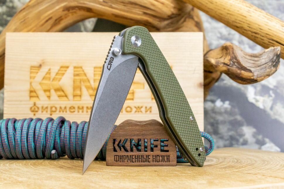 Нож "Centros" D2 Blade G-10 Green J1905-GNF от CJRB