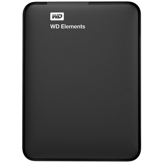 Внешний жесткий диск WESTERN DIGITAL 2,5" WD Elements Portable 4TB Black (WDBU6Y0040BBK-WESN)