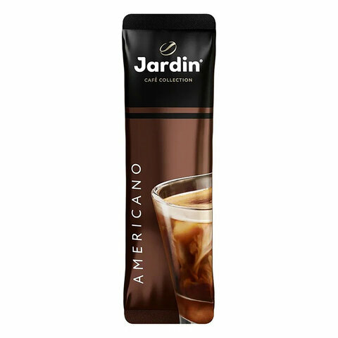 Кофе растворимый JARDIN "3 в 1 Американо", комплект 9 шт., комплект 8 пакетиков по 15 г (упаковка 120, 1691-10 - фотография № 5