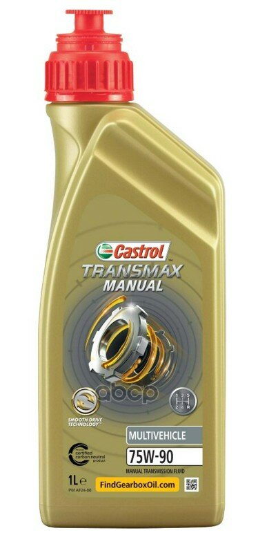 Масло Трансмиссионное Castrol Transmax Manual Multivehicle 75w-90 1л. Castrol арт. 15D816