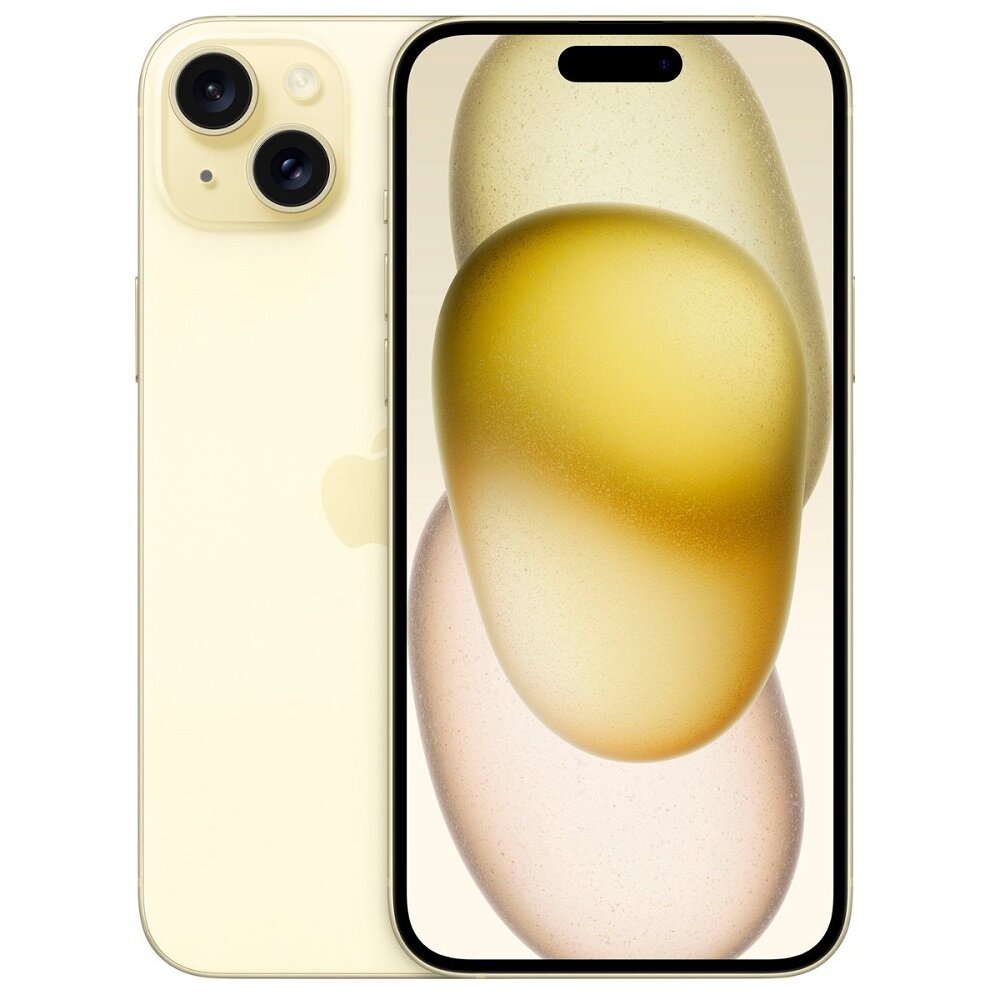 Смартфон Apple iPhone 15 Plus 256GB Yellow (nano SIM + eSIM)