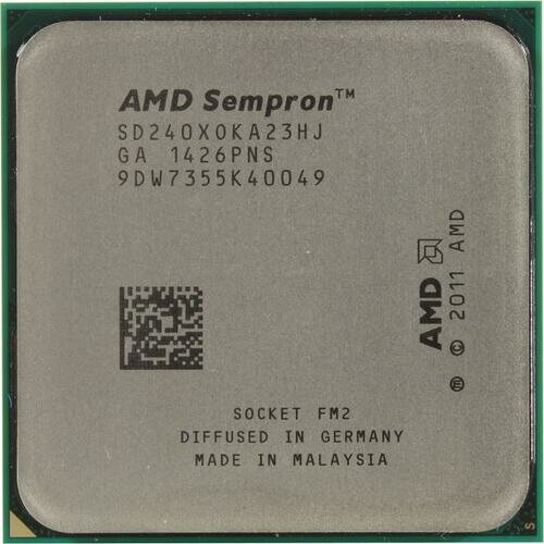 Процессор AMD SEMPRON X2 240 FM2 SD240XOKA23HJ OEM FM2 2 x 2800 МГц