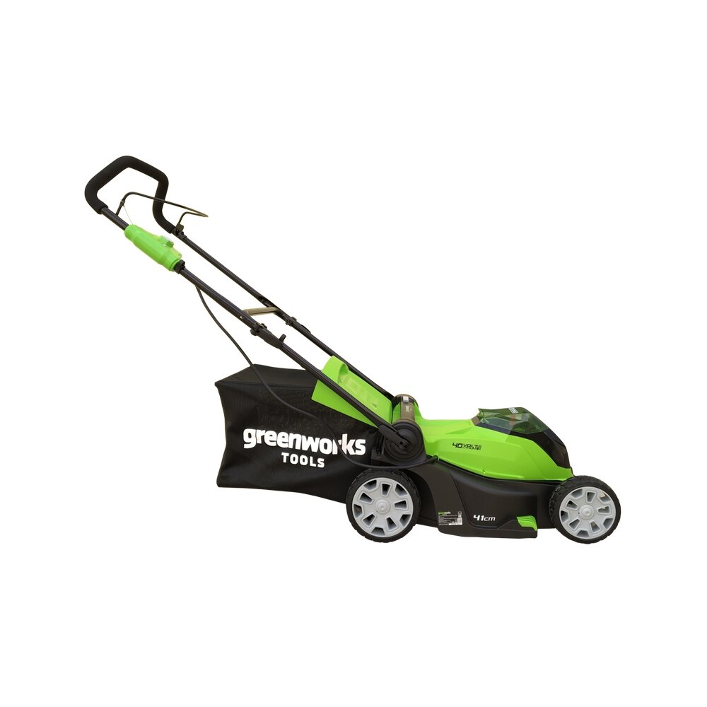 Газонокосилка аккумуляторная 40 см 40V G40LM40 Greenworks 2504707 - фотография № 5