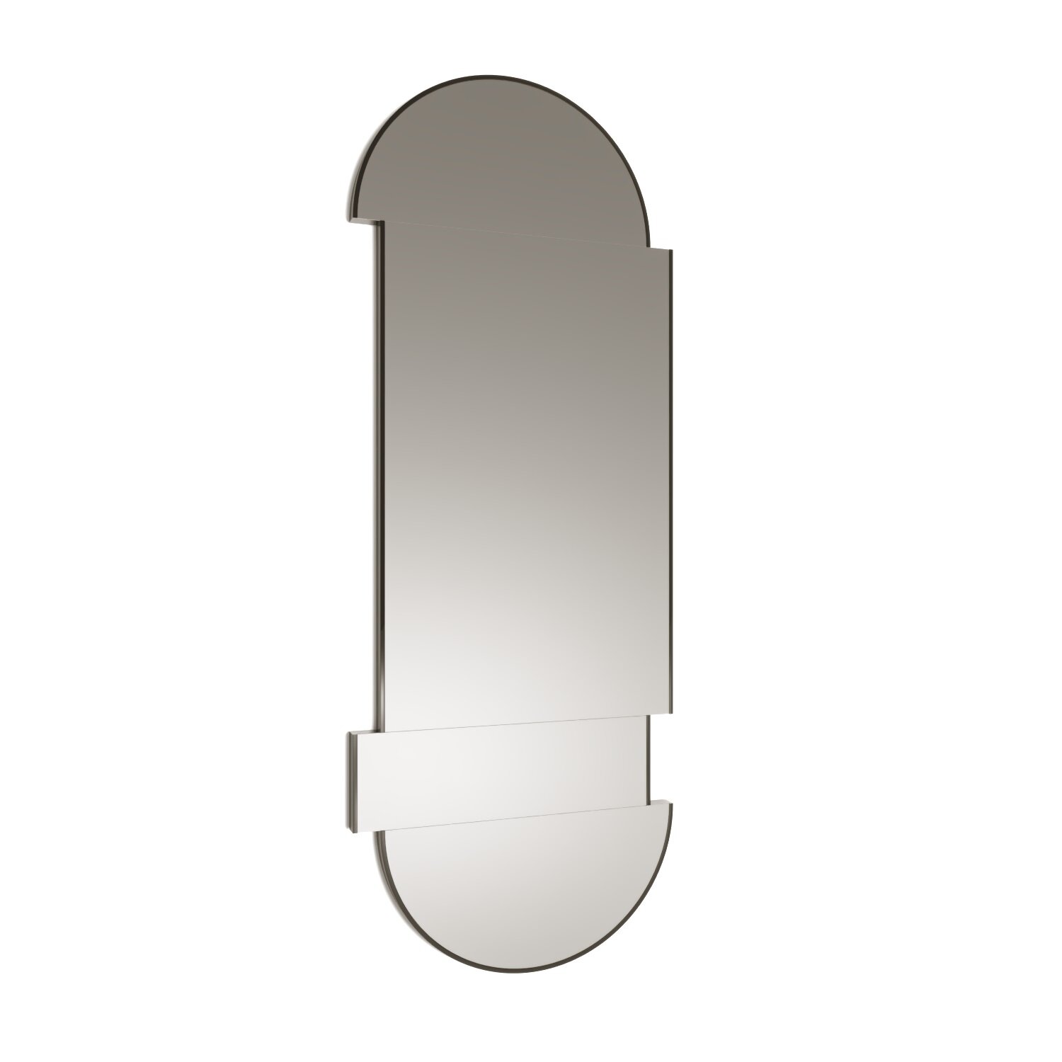 sectional mirror ovale - фотография № 3