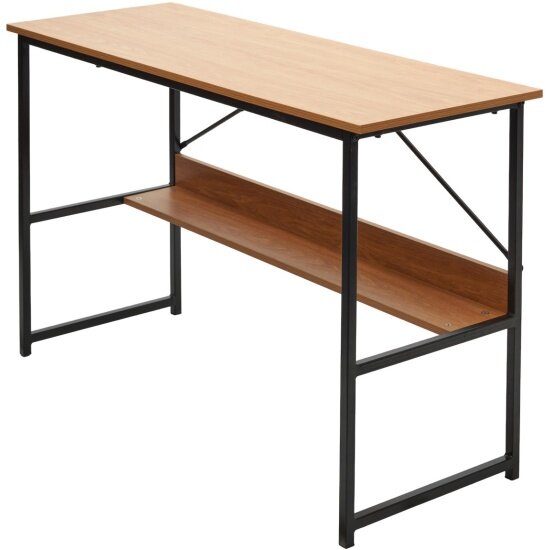 фото Стол компьютерный M-city LUCIA H475 Дуб натуральный / черный каркас