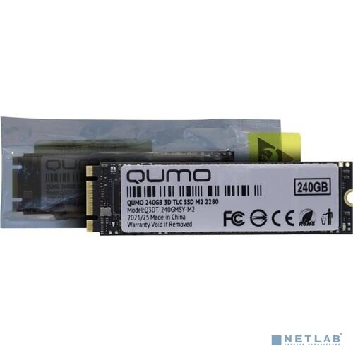 Qumo накопитель QUMO M.2 SSD 240GB QM Novation Q3DT-240GMSY-M2