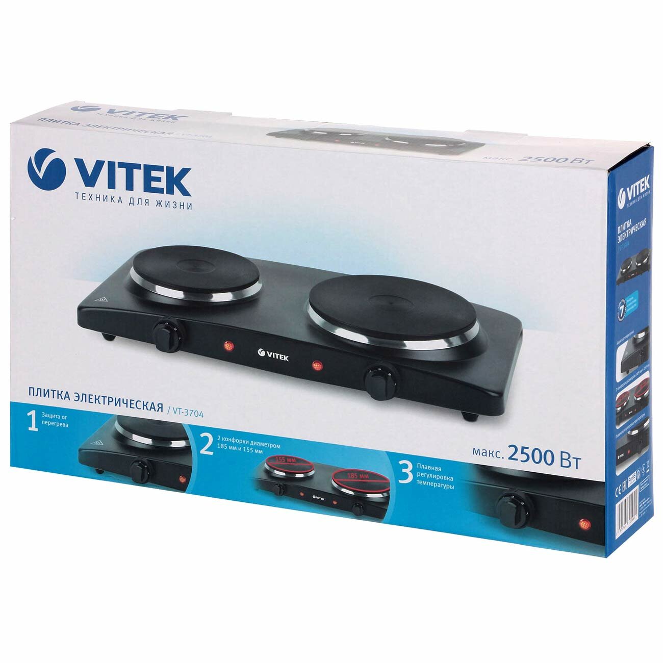 Vitek Электроплитка Vitek VT-3704 — фото 4