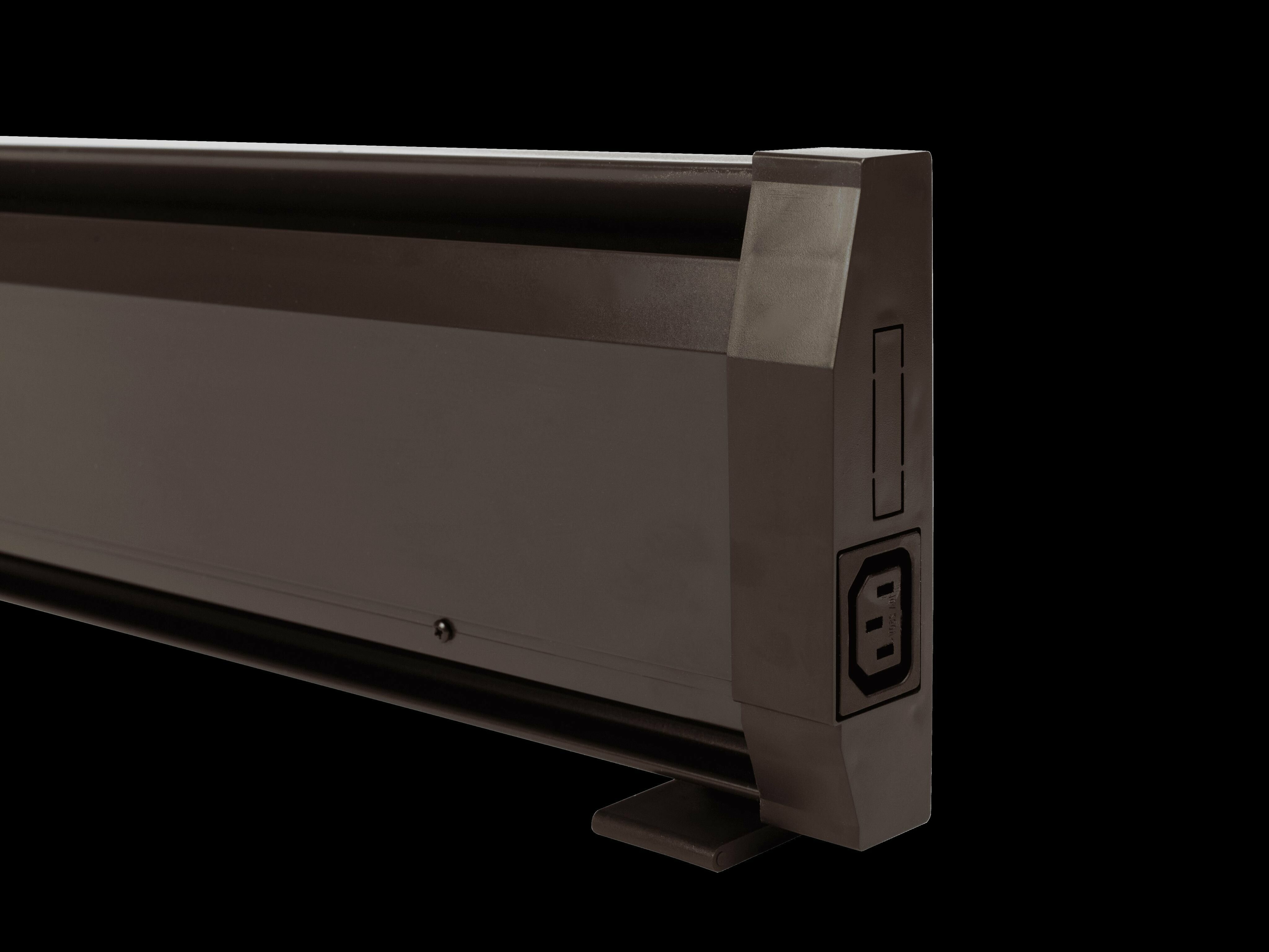 Плинтусный обогреватель Mr.Tektum Smart-Roll 800Вт 2,1м темно-коричневый подключение слева - фотография № 5